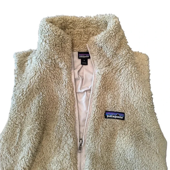 Patagonia Los Gatos Fleece Full Zip Vest Tan - Picture 2 of 5